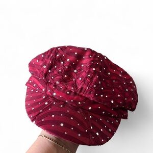 Red Polka Dot Cap by Something Special